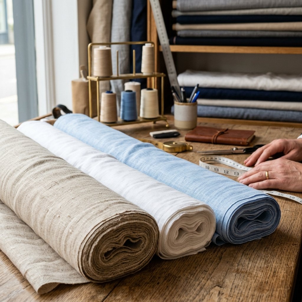 Premium linen and lightweight fabrics at Zegna Tailor